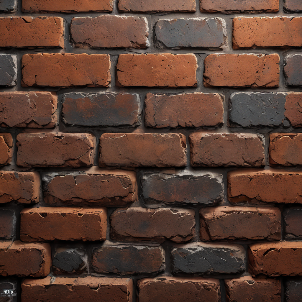 Brown brick texture, seamless