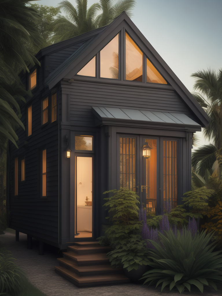 A tiny house in a Palm Beach Neighbourhood