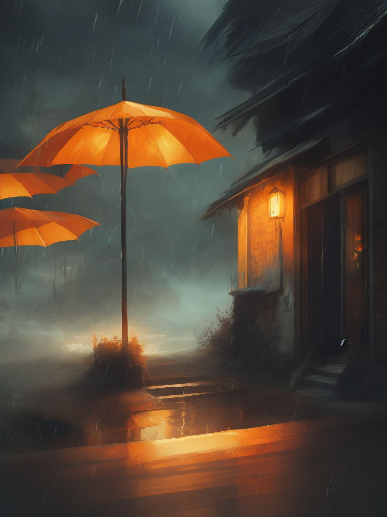 dramatic photo, Doksuri typhoon, rain, bed weather, dark colours