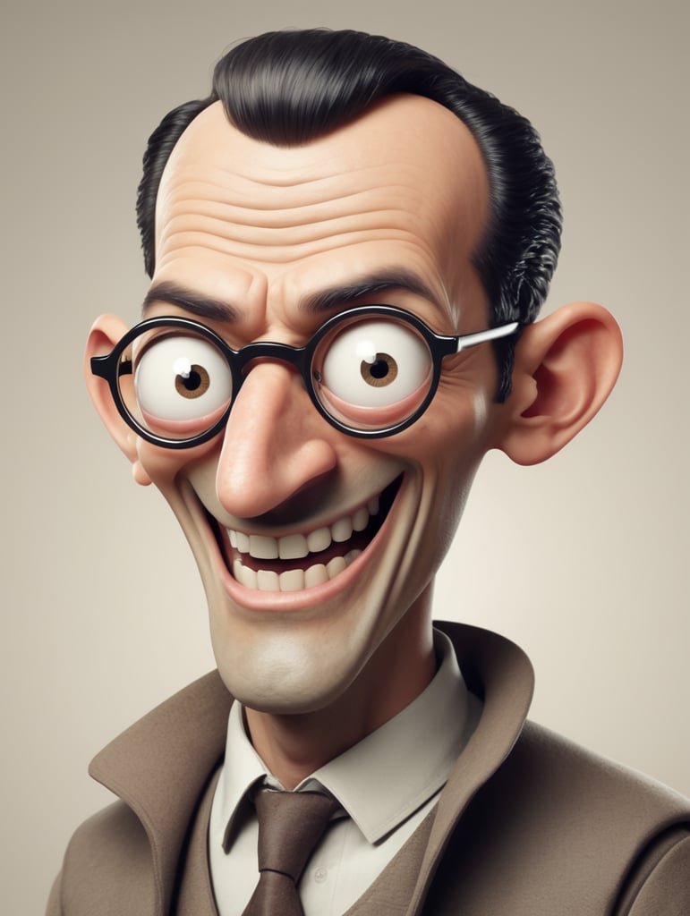a weird looking character that has a hilarious face and shape