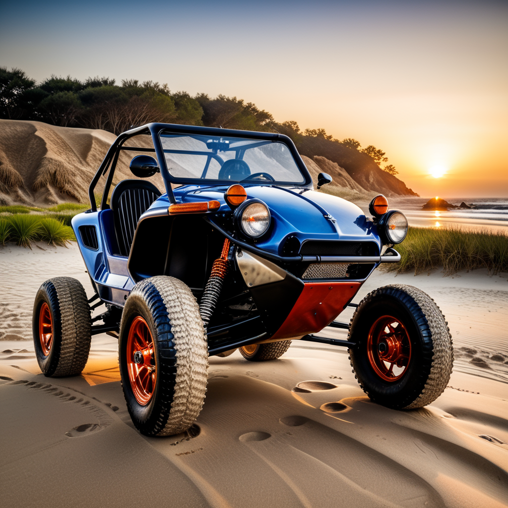 The original fiberglass dune buggy, established 1964. Born in Southern California, seen on the sand worldwide.