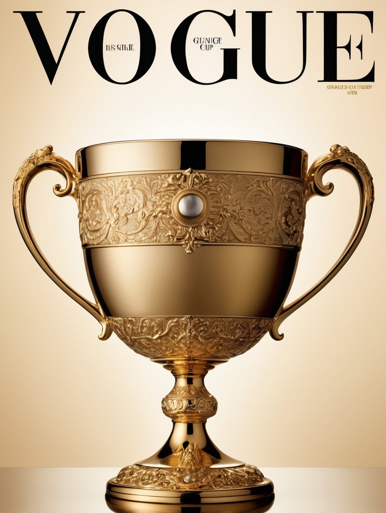 Golden Grail Cup on the cover of Vogue