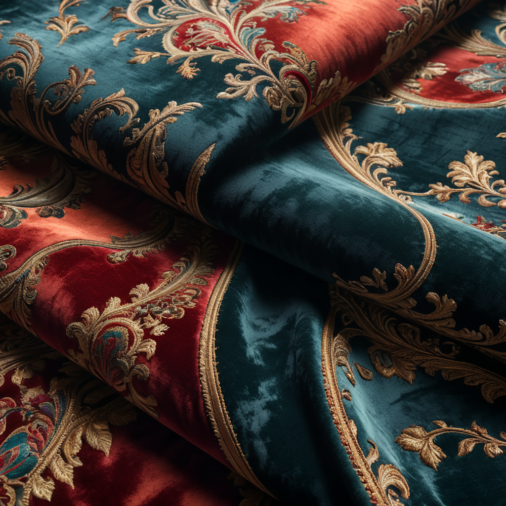 абстрактная красивая картинка велюровой ткани