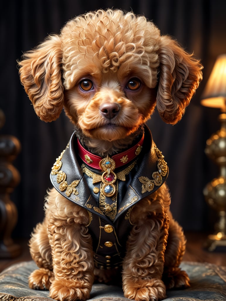 flora toy poodle brown color very beautiful and very cute dog