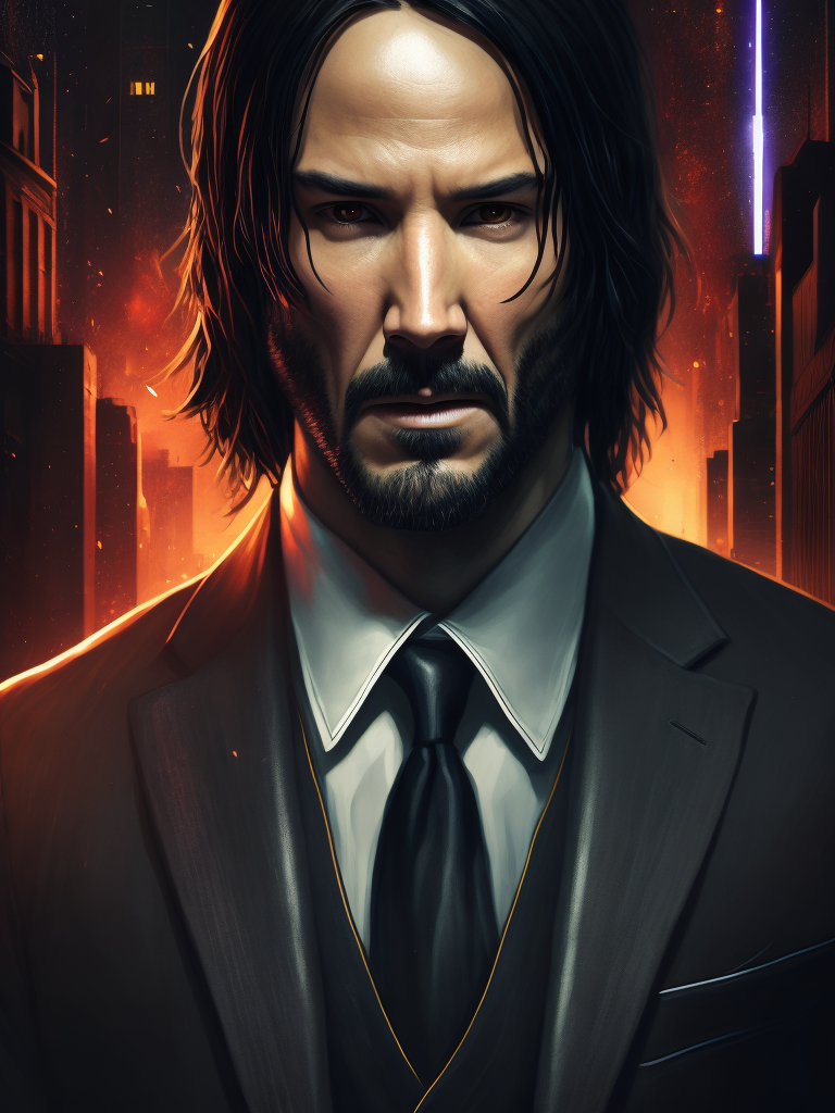 John Wick illustrated by Ben Templesmith