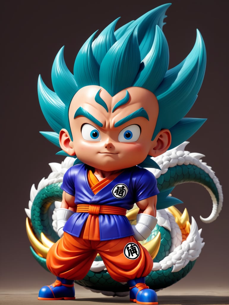 Generate dragon ball characters with powerful forms