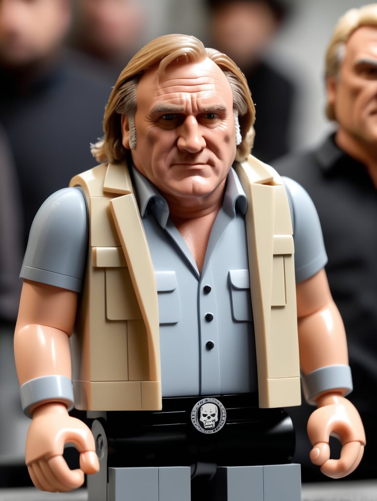 Depardieu into a Lego character