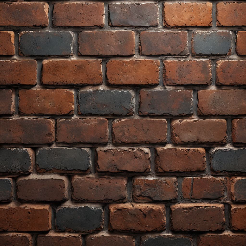 Old Brown brick texture, seamless