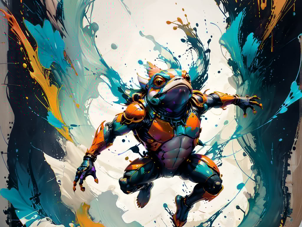 harlequin frog shooting