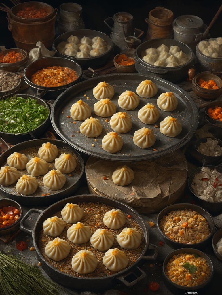 cooks harvest dumplings