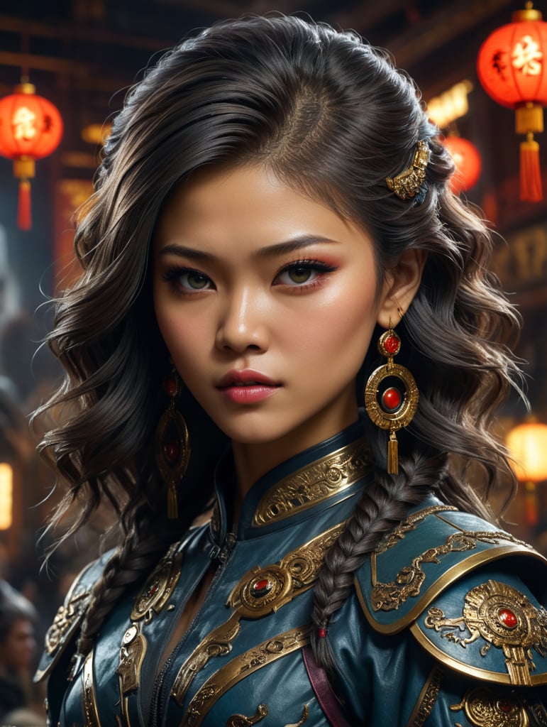 chinese zendaya with monolids