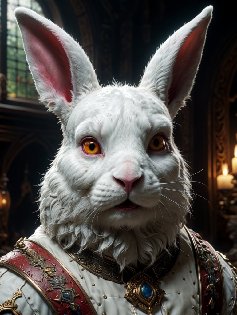 кролик білого кольору