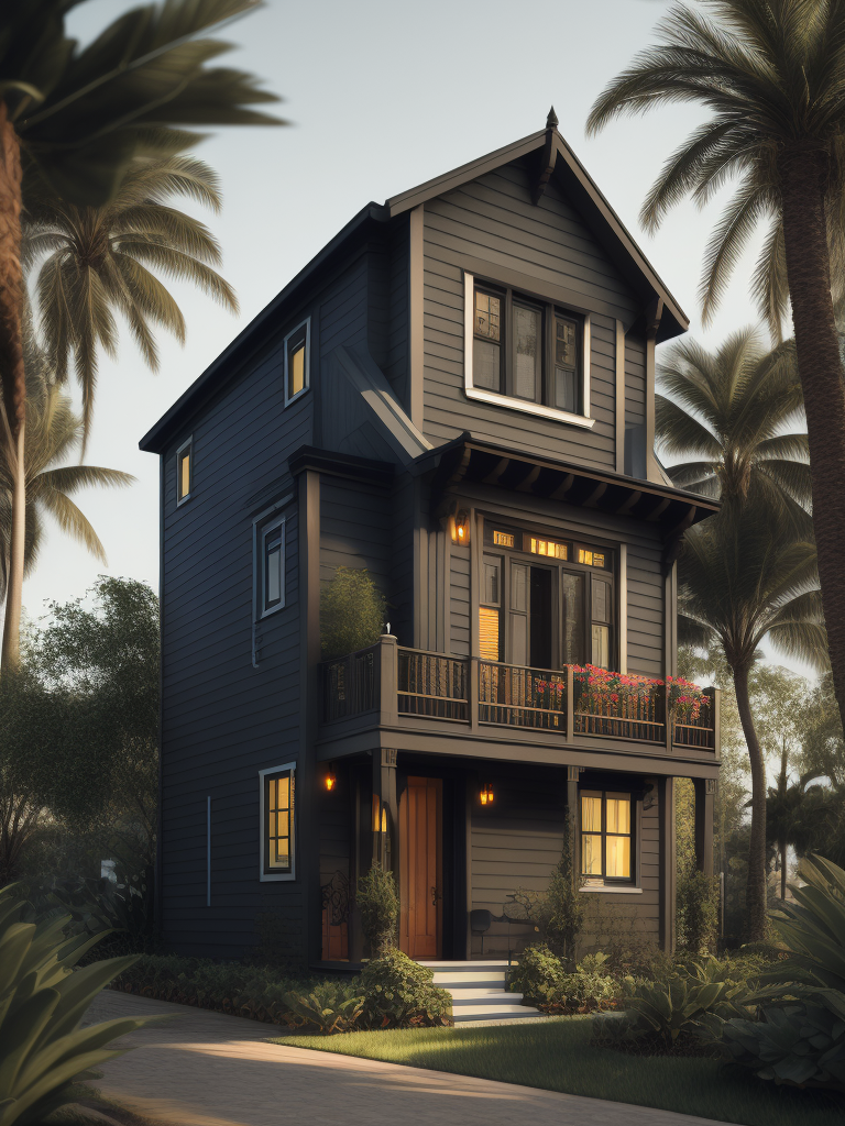 A tiny house in a Palm Beach Neighbourhood