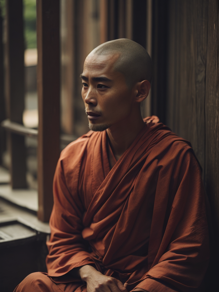 Buddhist monk life