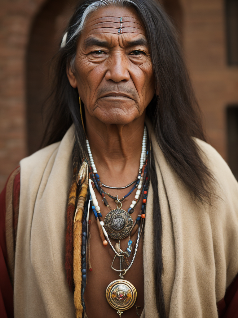 Native American 60 years old