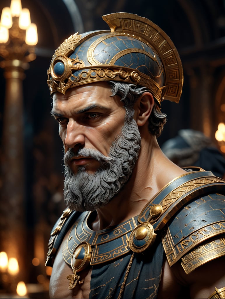 greek style, mathematical analysis, elegant, dramatic lighting, blurred background