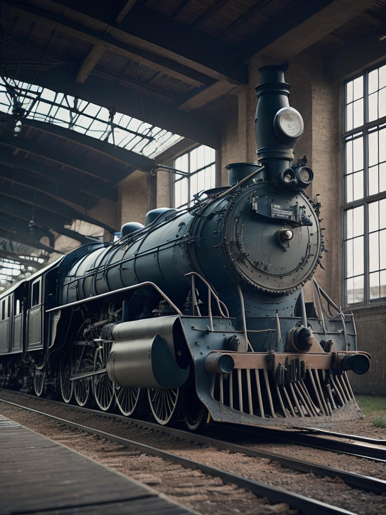 railway, ghost train, railway station 1900