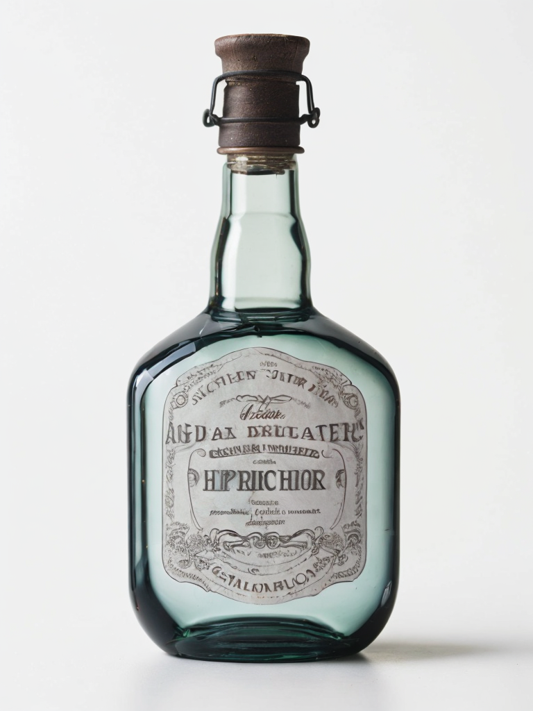 glass antique bottle