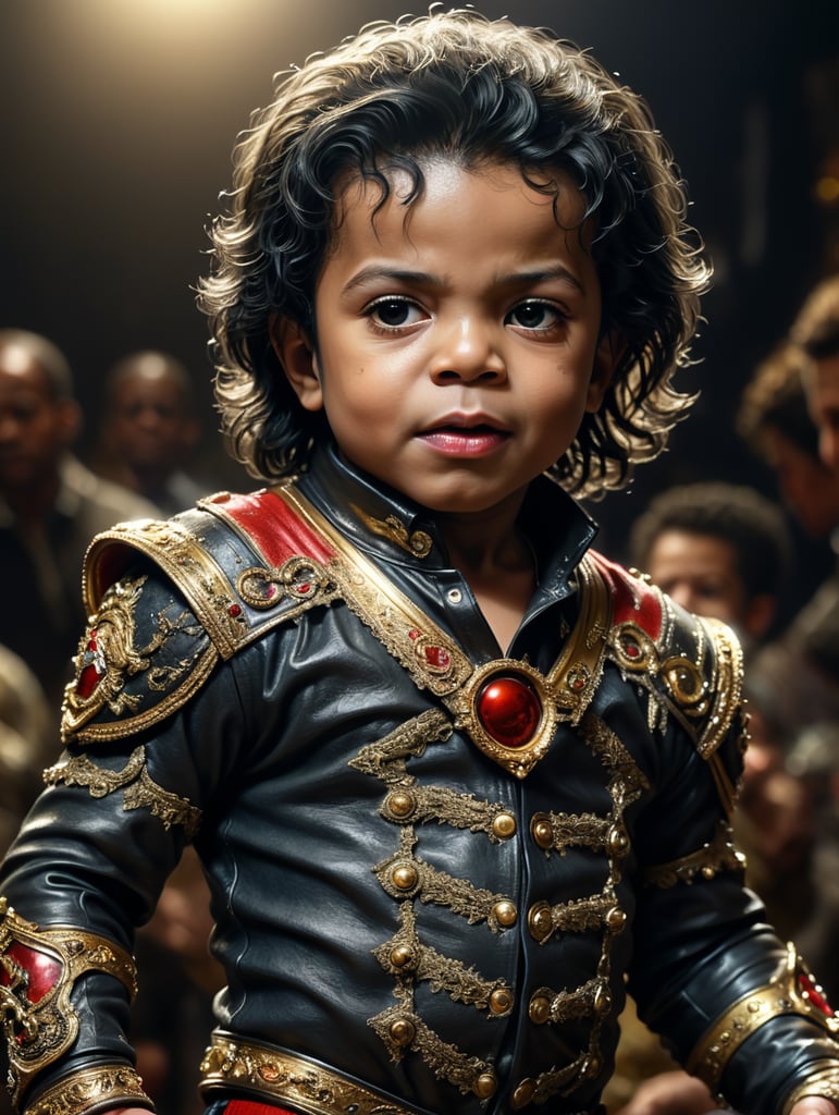 Two days old infant Michael Jackson