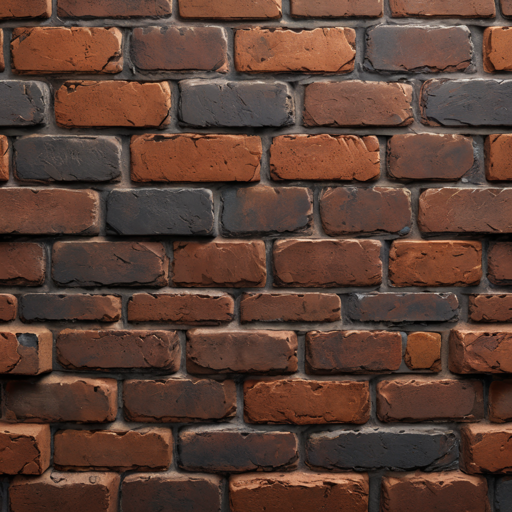 Brown brick texture, seamless