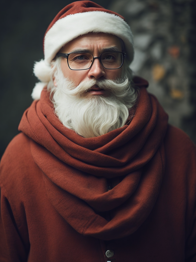 Santa in a Pixar-style world.