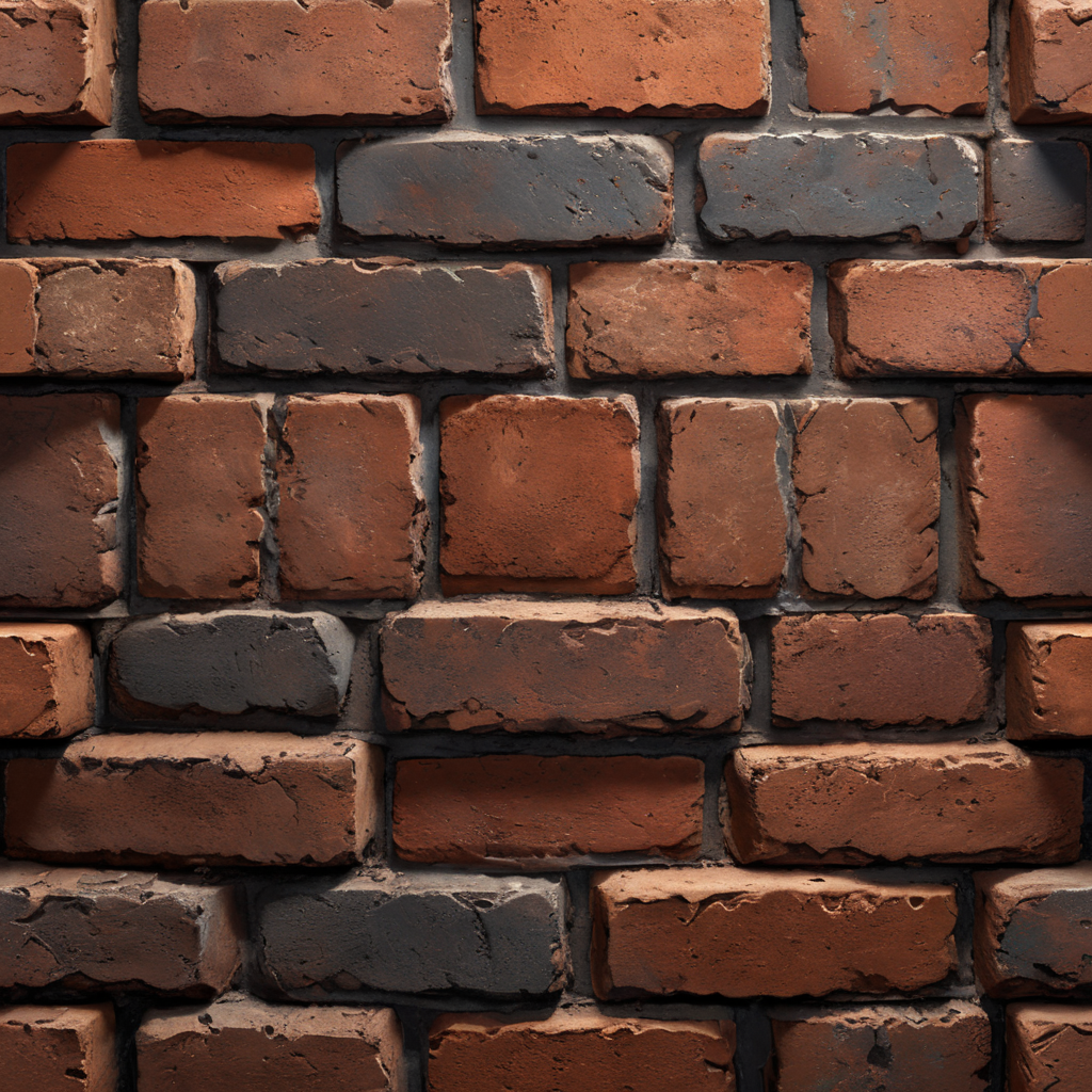 Brown brick texture, seamless