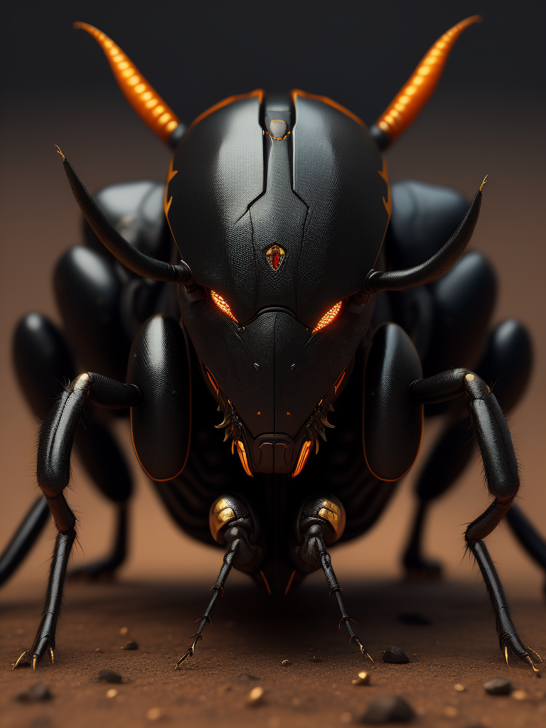 The black beetle, smooth soft skin, symmetrical, soft lighting, detailed, concept art, digital painting, looking into camera, all on playground stable diffusion 2.1 base model.