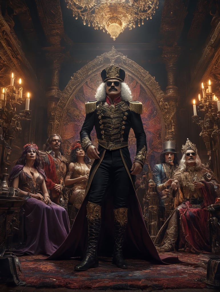 create a surreal interpretation of the song bohemian rhapsody by queen