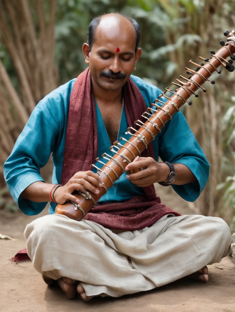 l playing Nepali Sarangi