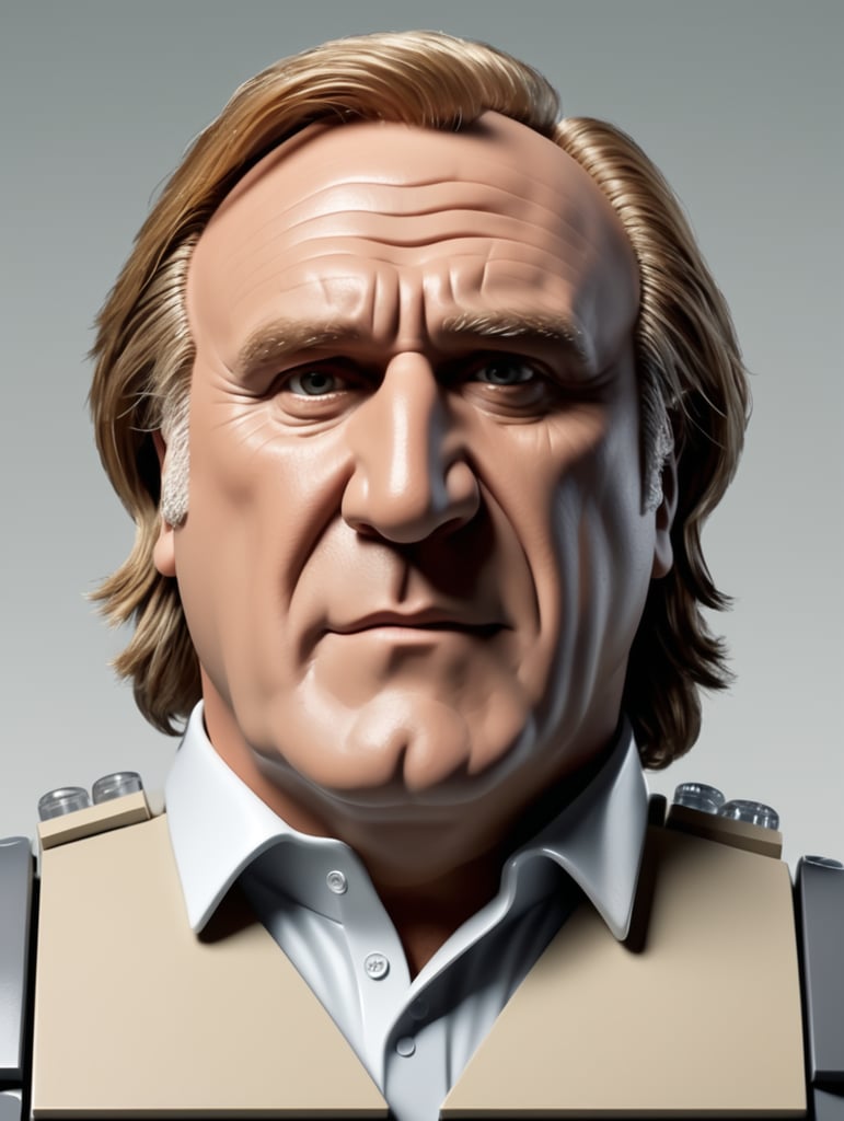 Depardieu into a Lego character