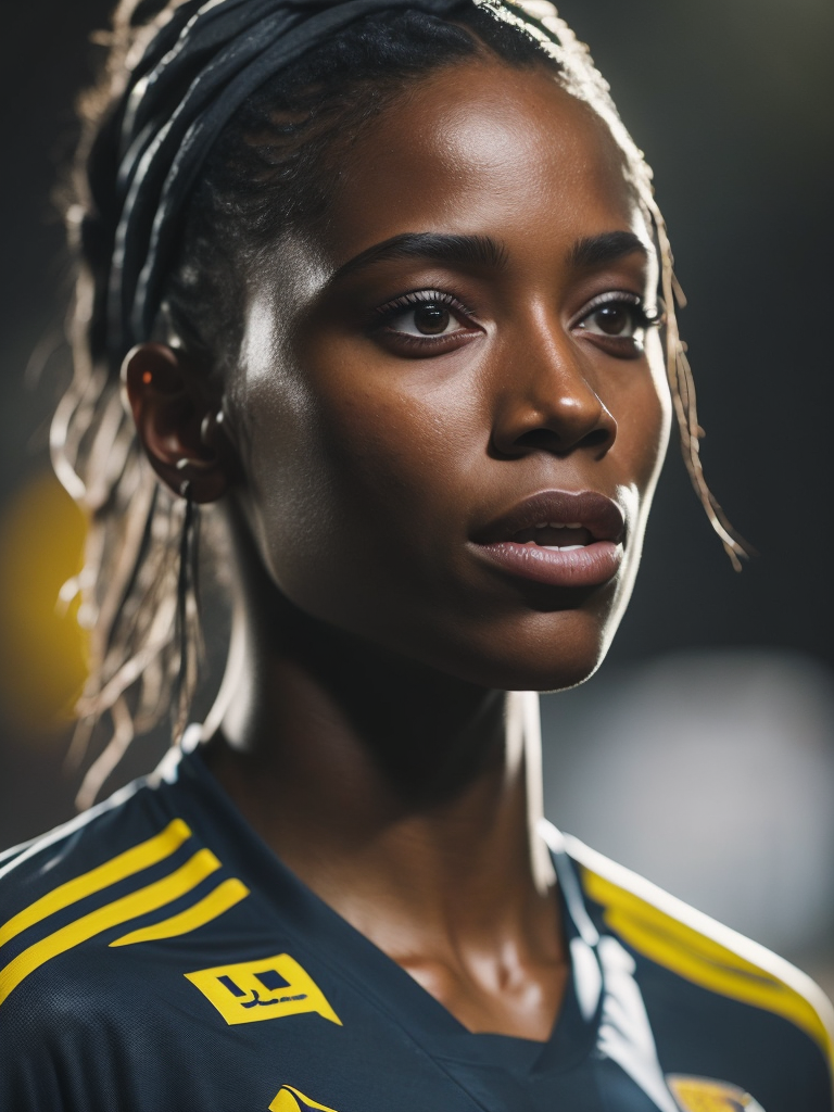 Epic Portrait of a Women Soccer Player, Fifa Women's World Cup, South Africa