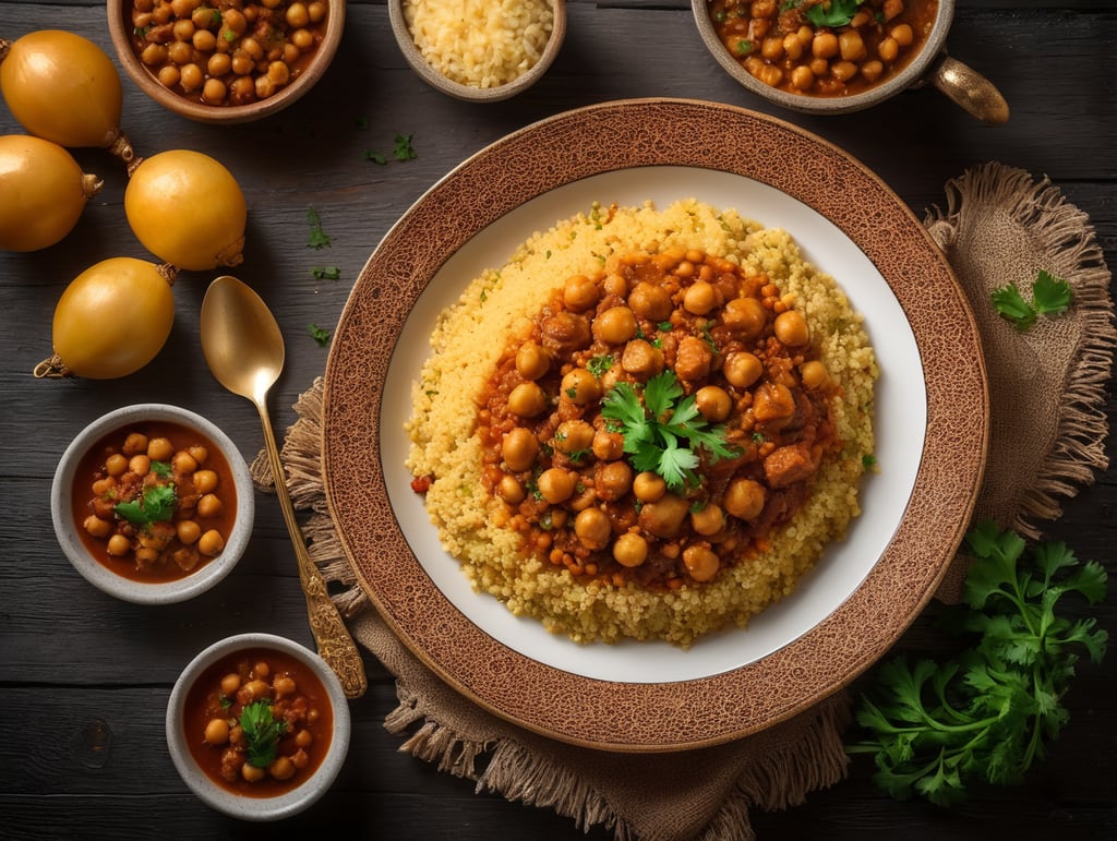 Libyan Chickpea with braised lamp 4:4:4