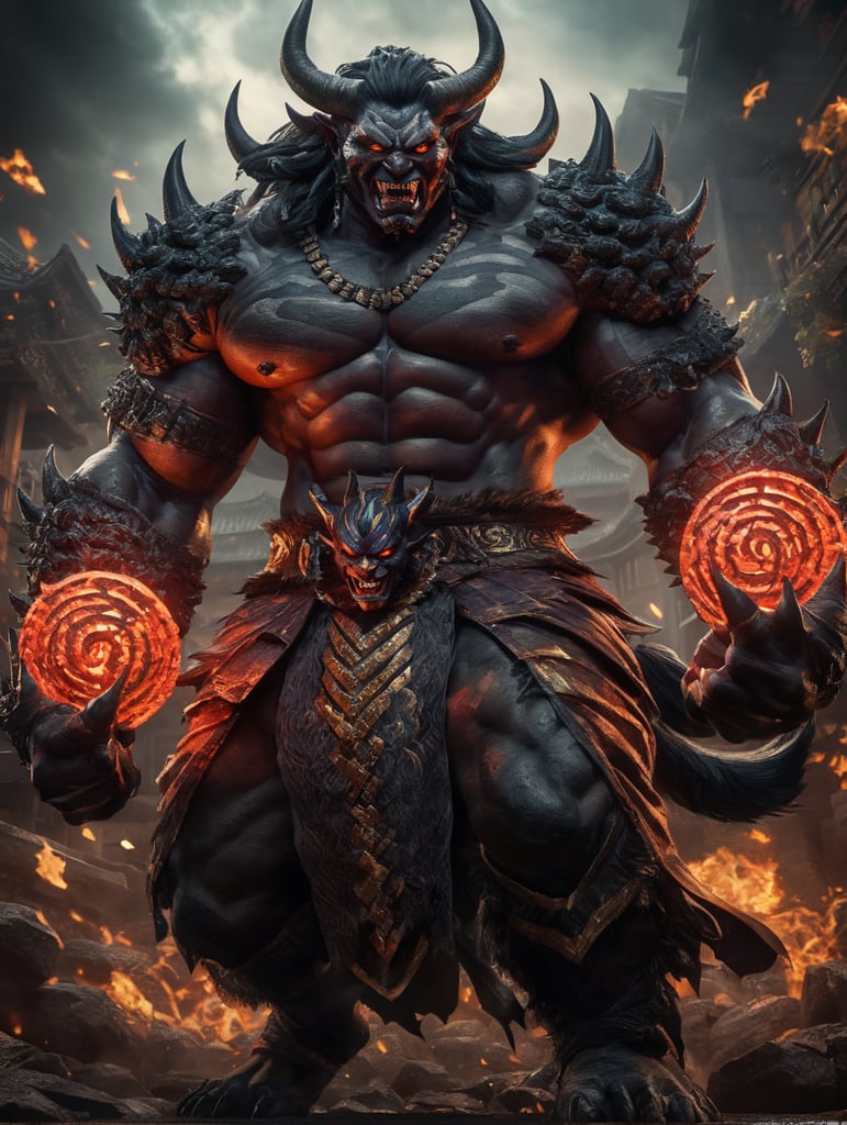 Akaza from Demon slayer