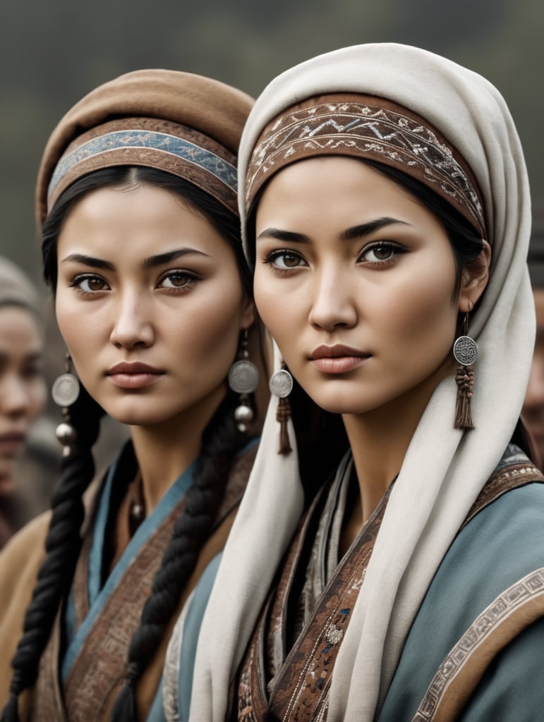 Realistic turkic women