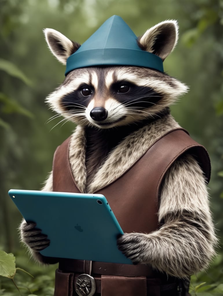 pedro racoon game of tablet