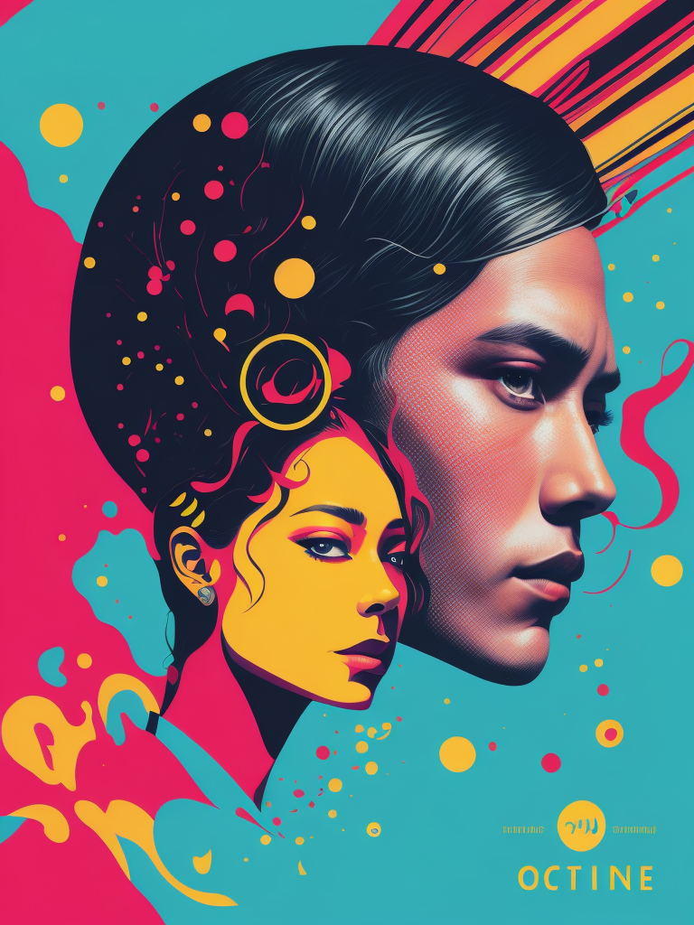 Album art, gorgeous stunning vibrant digital art by Yoh Nagao and Ken Price, no written text. octane render, gloss. designed by david hockney, inspired by mellon collie and infinate sadness digital collage artist john craig