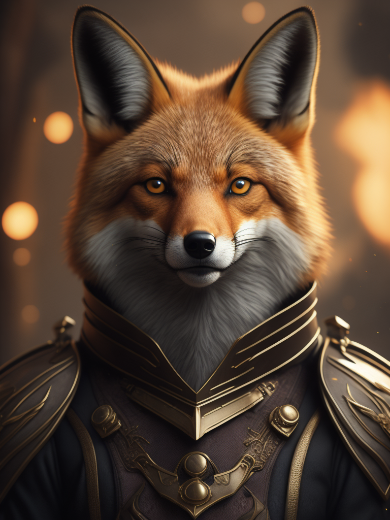 Лисичка в погонах