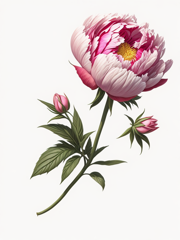 pink peony flower
