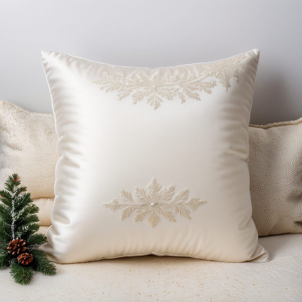 Christmas white kids pillow