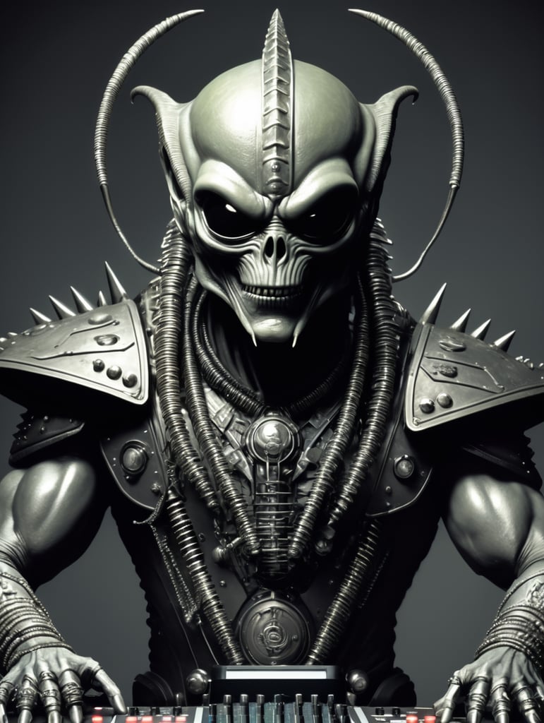 dj alien,80s heavy metal, metal alien , picos de metal