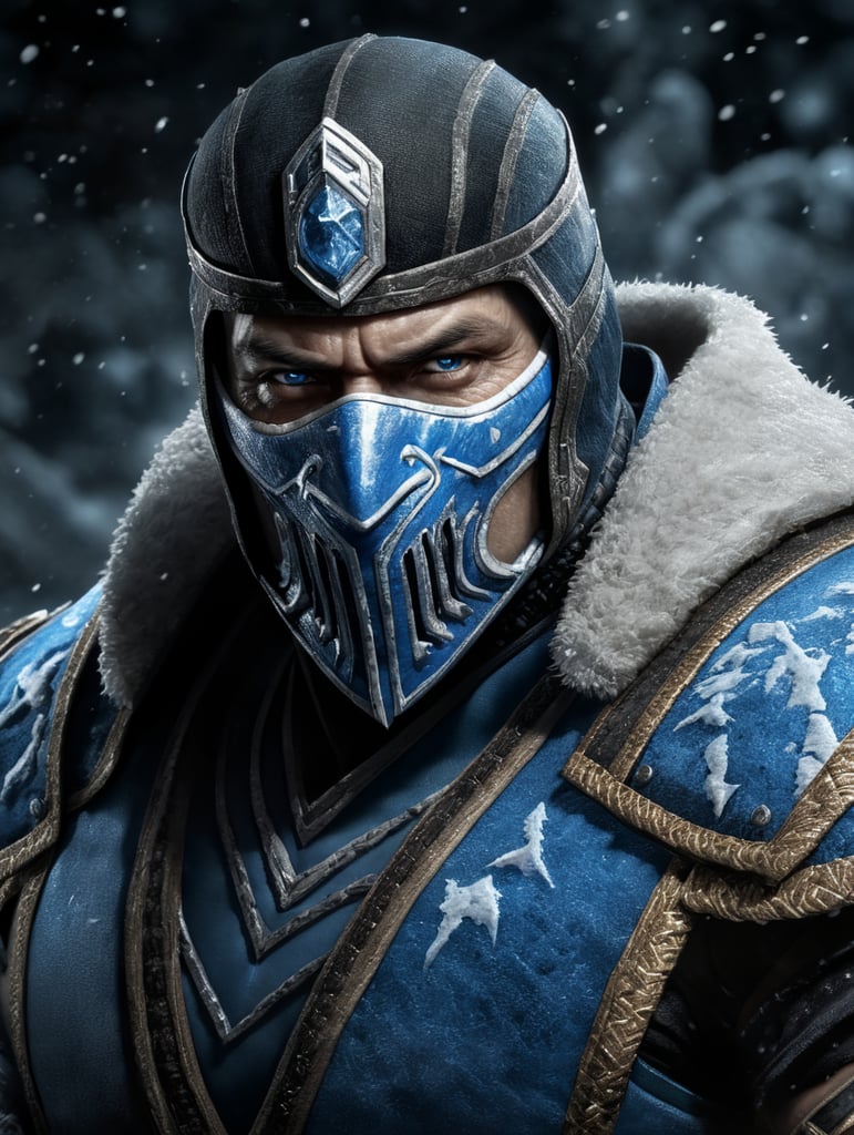 Sub-Zero is a character in the Mortal Kombat fighting game series portrait