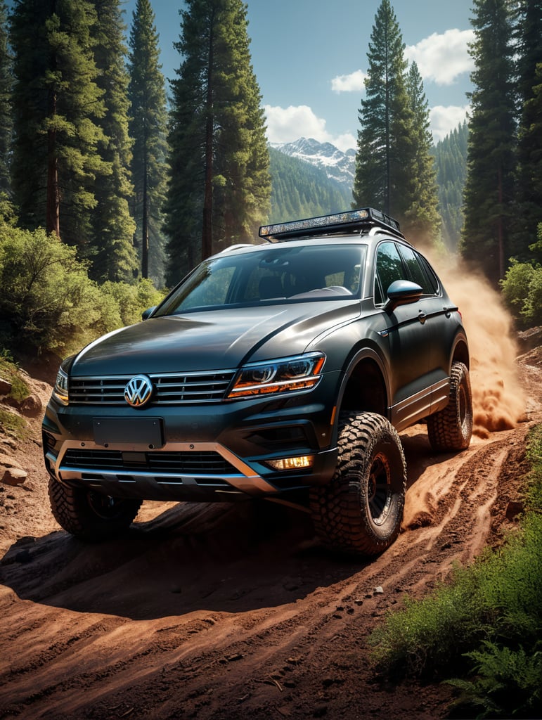 volkswagen tiguan lifted offroad