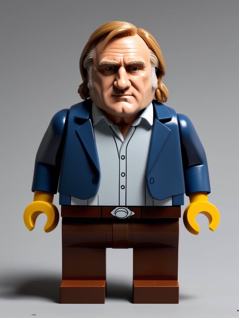 Depardieu into a Lego character