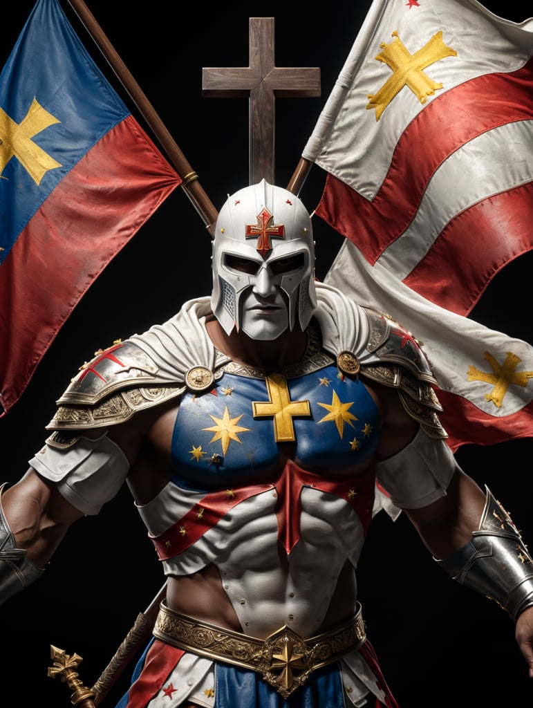 kkk and philippine crosses flags emblem