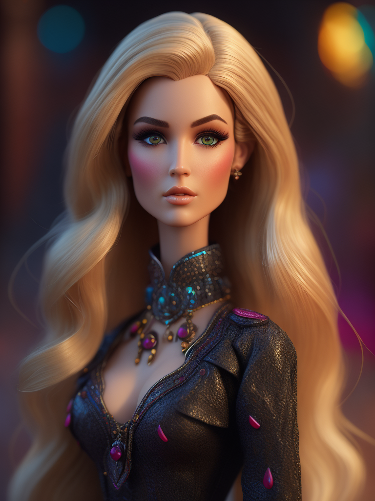 barbie doll vivid colors creative imagination