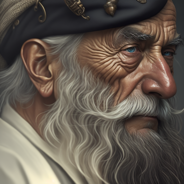 Old man with a white beard