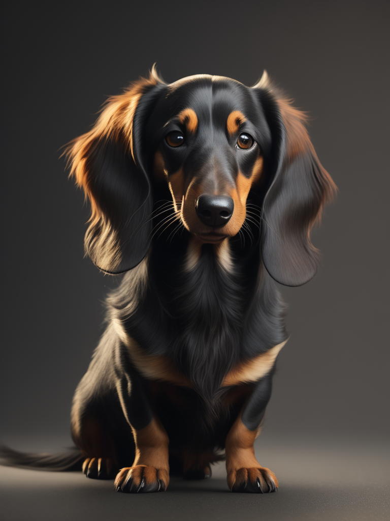 long-haired dachshund
