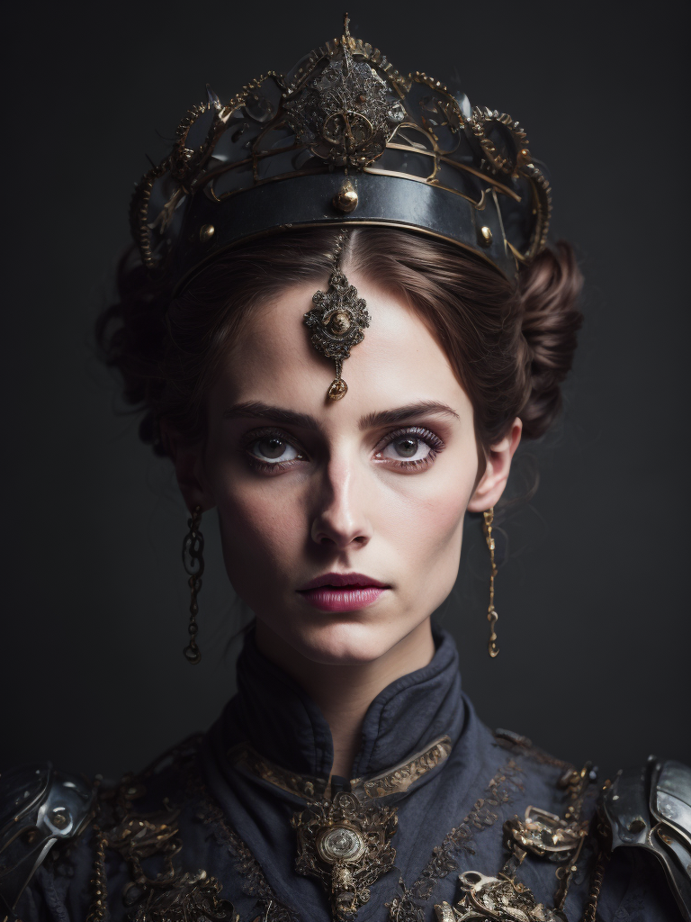 Princess Leonor Of Spain as a (Lady Mechanica), art by Alice Blake