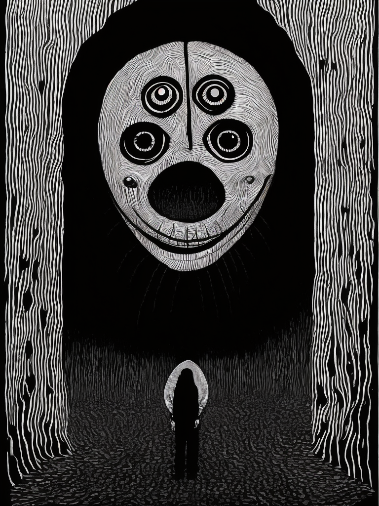 eternal cyclop monster by junji ito , stanley donwood , Beksinski