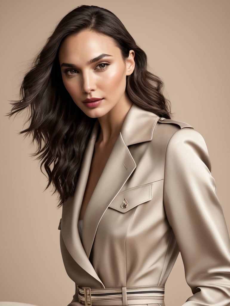 Gal Gadot as a a fashion model